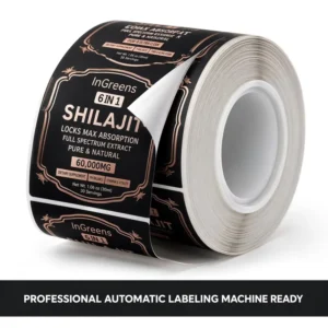 Custom Printed Oil-Proof Medicine and Health Supplement Bottle Labels, Self-Adhesive, Waterproof, Glossy/Matte Finish