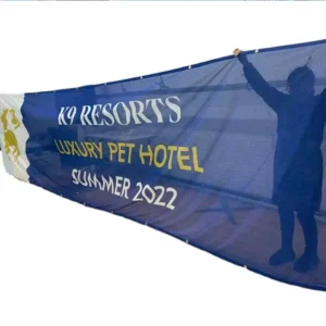 Custom Printed Outdoor Sports Event Fence Mesh Banner