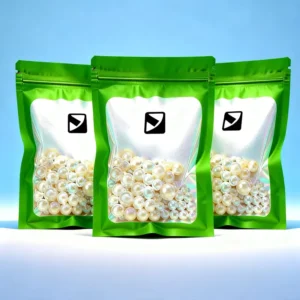 Custom Printed PE Resealable 3-Side-Seal Soft Plastic Zipper Bag for Dog Rope Pet Leash Packaging