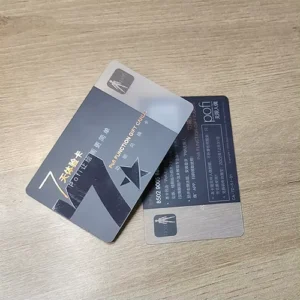 Custom Printed PVC Hologram Transparent ID Business Cards