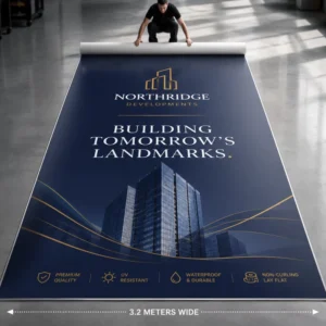 Custom Printed PVC Mesh Banner Outdoor Large Format UV Resistant Waterproof Factory Direct OEM