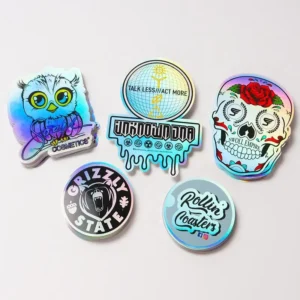 Custom Printed PVC Motorcycle Helmet Vinyl Stickers Decorative Paper Sticker Minimum Order 100pcs