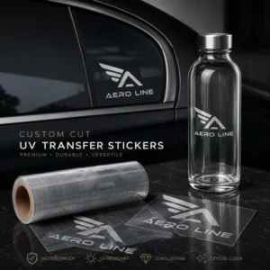 Custom Printed PVC PET Static Cling Window Decal Non Adhesive Removable Glue Free Car Window Sticker for Automotive Glass Paint