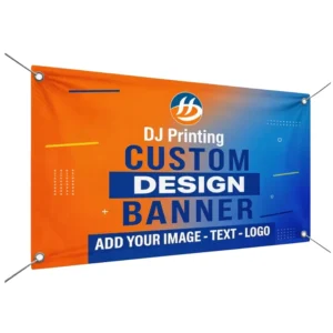 Custom Printed PVC Vinyl Banner Sign with Reinforced Edge for Trade Shows
