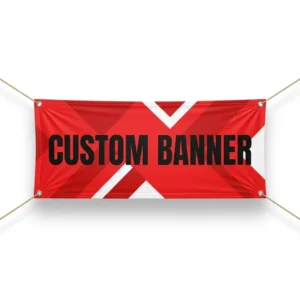 Custom Printed PVC Waterproof Outdoor Advertising Banner with Grommets