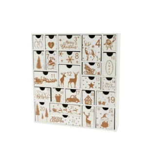 Custom Printed Paper Advent Calendar Gift Box, 24-Day