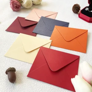 Custom Printed Paper Envelopes for Bakery Packaging and Wedding Invitations