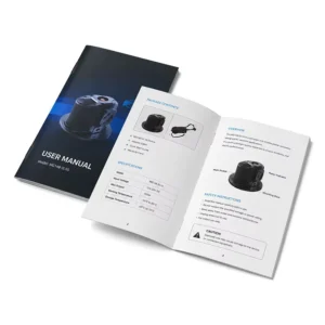 Custom Printed Paper Flyer Catalogue Brochure Booklet Instruction Manual