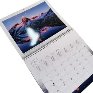 Custom Printed Paper Hanging Wall Calendar
