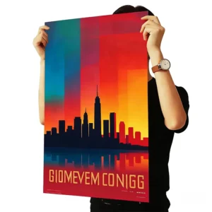 Custom Printed Paper Posters A0 A1 A2 A3 A4 RGB Colorful Movie Music Business Film Product Promotion