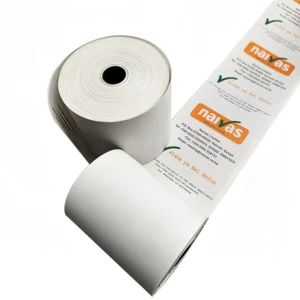 Custom Printed Parking Lot Ticket Rolls 80mm Thermal Paper with Entry Time & Barcode