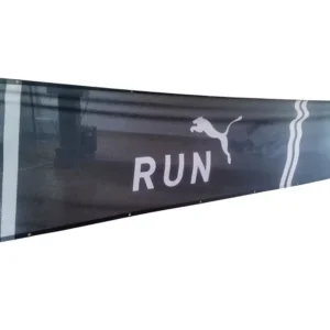 Custom Printed Perforated Polyester Mesh Display Banner for Sports Events