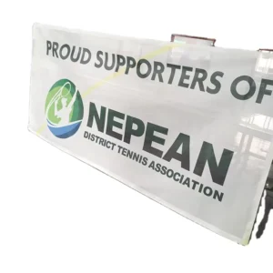 Custom Printed Photo Banner with Digital Printing on Mesh Fabric