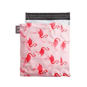 Custom Printed Pink Plastic Poly Mailer Bags for Clothing and Shipping