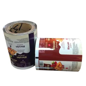 Custom Printed Plastic Film Roll for Snack Food and Chips Packaging with Aluminum Foil Lamination