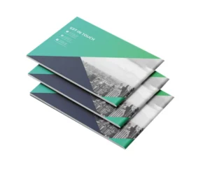 Custom Printed Poster Flyer Leaflet Catalogue Brochure Printing Service Offset Printed Cardboard Kraft Promotional