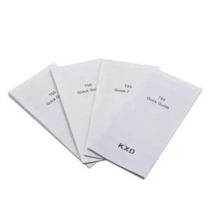 Custom Printed Presentation Folders Offset Printing Three Folder Manual Paper Warranty Card Booklet and Brochure