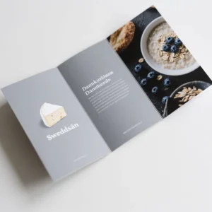 Custom Printed Presentation Folders Offset Printing Three Folder Manual Paper Warranty Card Booklet and Brochure