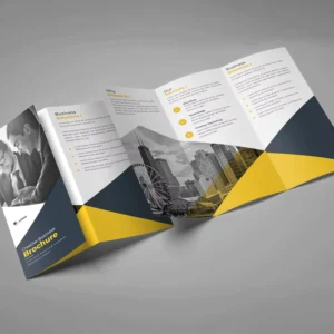 Custom Printed Presentation Folders Offset Printing Three-Folder Paperboard Cardboard Film Lamination Warranty Card Booklet