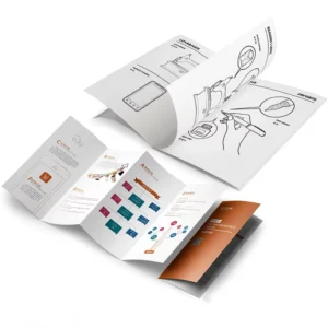 Custom Printed Product Packaging Instruction User Manual Coloring Book Photo Menu Booklet Glossy/Matte Lamination