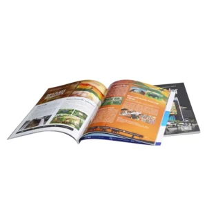 Custom Printed Publishing Book and Brochure Softcover Cardboard Perfect Binding