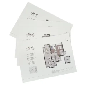 Custom Printed Real Estate Floor Plan Brochures Premium Property Listing Flyers & Open House Printing