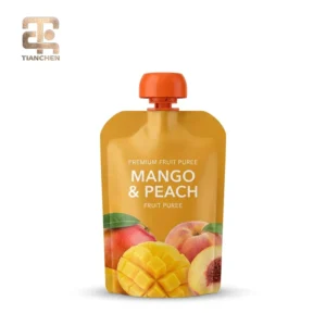 Custom Printed Recyclable Plastic Doypack Spout Pouch for Liquids