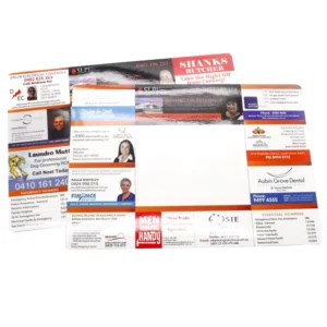 Custom Printed Refrigerator Magnet Business Card with Real Estate Calendar