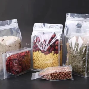 Custom Printed Resealable Stand-Up Plastic Pouches