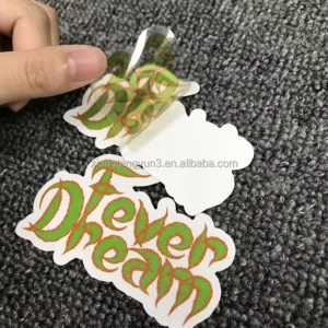 Custom Printed Reversed Static Double Sided Window Sticker Waterproof Removable Self-Adhesive Vinyl for Packaging Labels