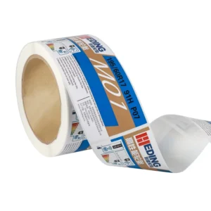 Custom Printed Roll Packaging Labels, Waterproof Adhesive Stickers for Food and Industrial Products