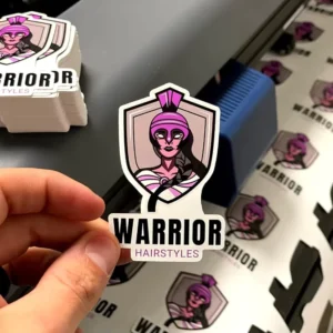 Custom Printed Roll Waterproof Synthetic Paper Adhesive Vinyl PVC Round Brand Logo Gift and Craft Stickers