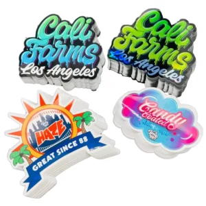 Custom-Printed Roll Waterproof Synthetic Paper Adhesive Vinyl PVC Round Logo Stickers