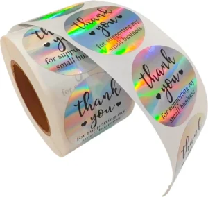 Custom Printed Round PVC Waterproof Oil-Proof Vinyl Packaging Label
