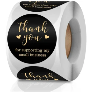 Custom Printed Round Self-Adhesive Roll Labels