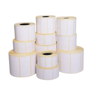 Custom Printed Self-Adhesive Paper Label Rolls Barcode-Printable for Cosmetic Packaging