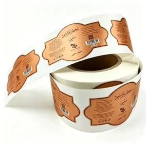 Custom Printed Self-Adhesive Shampoo Labels, Silver Foil Packaging Stickers