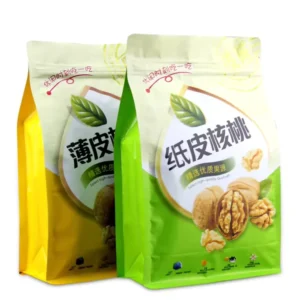 Custom Printed Snack Packaging Resealable Plastic Aluminum Foil Zipper Bag