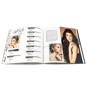 Custom Printed Softcover Makeup Catalog Paperback Cosmetic Product Catalogue Brochure