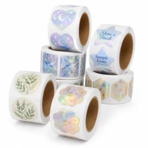 Custom Printed Sticker Rolls Waterproof Self-Adhesive Labels & Die-Cut Stickers