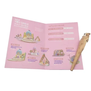 Custom Printed Supermarket Commercial Flyers Special Folding Design Paper Coupons and Brochures for Cosmetics Books