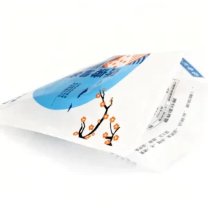 Custom Printed Three Side Seal Bags Food Grade Plastic Vacuum Sealed Pouch for Snack Nut Rice Storage