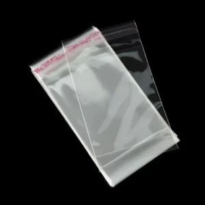 Custom Printed Transparent Self-Adhesive Moisture-Proof OPP Plastic Bags for Jewelry and Apparel Packaging