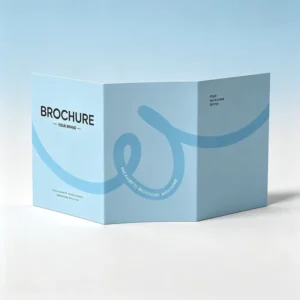 Custom Printed Tri-Fold Brochure, Flyer & White Board Leaflet for Beverage Business and Household Shopping