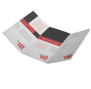 Custom Printed Tri-Fold Brochures Magazines Booklets Flyers Offset Paper Hard Cover Film Lamination Printing