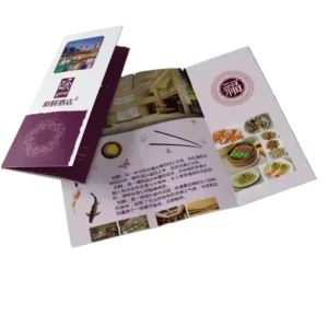 Custom Printed Trifold Business Card Catalogs, Brochures, and Flyers on Cardboard and Offset Paper