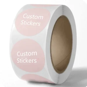 Custom Printed UV Protection Waterproof Vinyl Self-Adhesive Labels and Packaging Logo Sticker Rolls