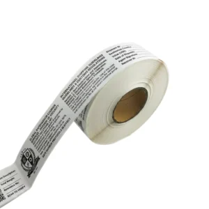 Custom Printed Waterproof Customs Shipping Label Roll for International Cargo and Freight