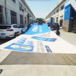 Custom Printed Waterproof Eco Friendly Vinyl Large Mesh Fabric Banners Custom Size Outdoor Advertising Digital