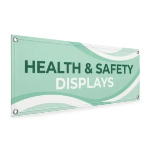 Custom Printed Waterproof Foldable Portable Vinyl Banner for Clinic, Hospital, and Health Safety Promotion